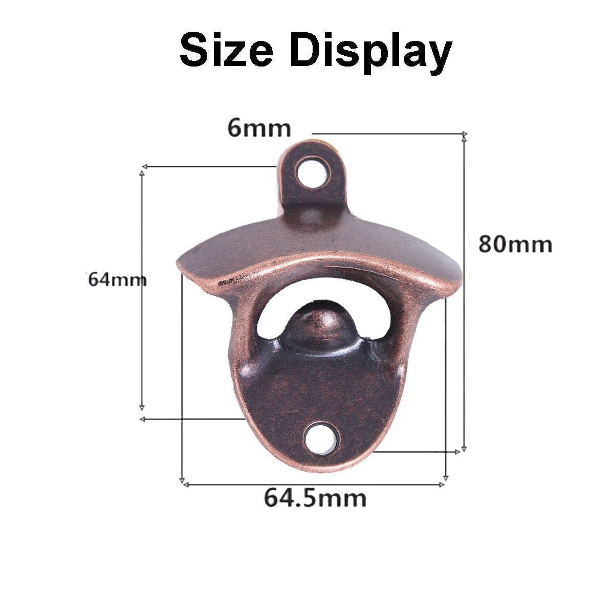 Vintage Wall Mounted Beer Bottle Opener – Zinc Alloy 10 Pack Bottle Opener Babs