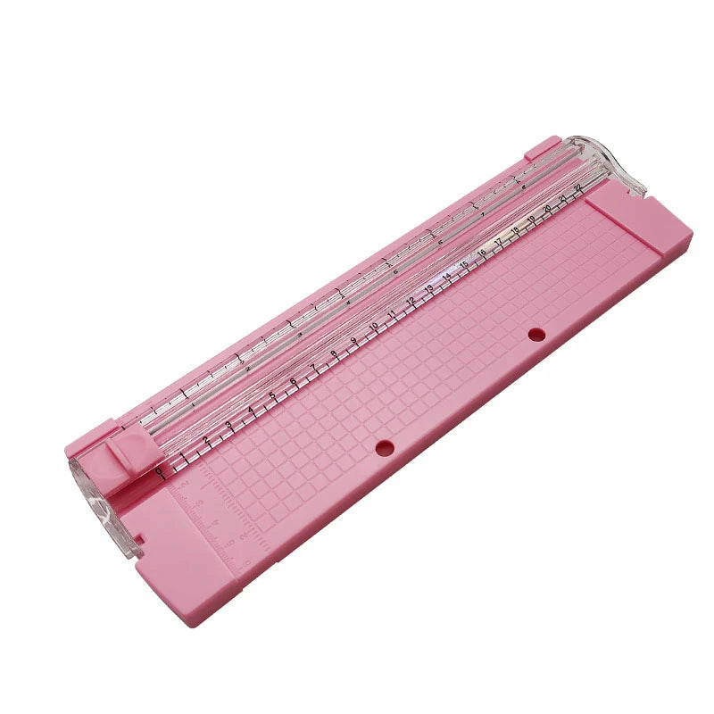 Precision Sliding Paper Cutter – Craft & Scrapbooking Trimmer Paper Trimmer Cutter Babs pink