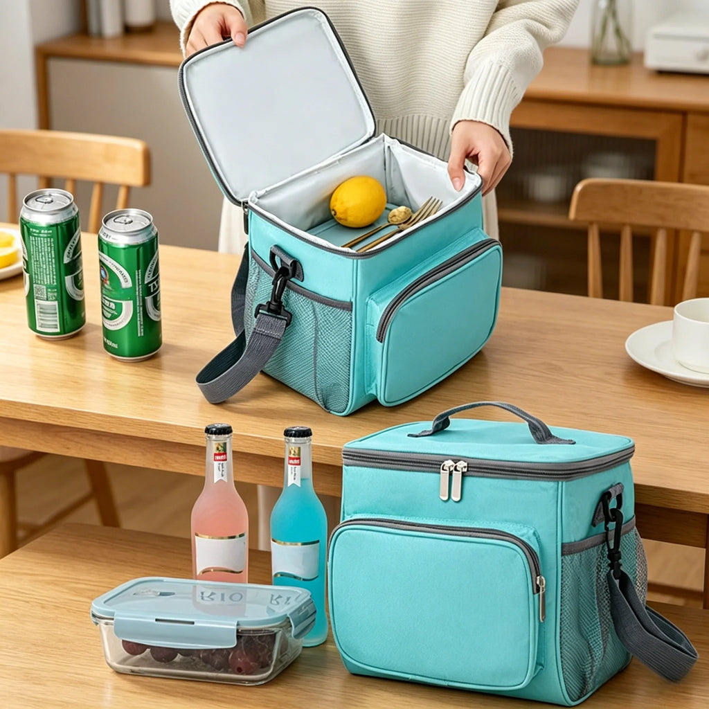 Extra Large Insulated Lunch Bag – Leak-Proof Tote & Shoulder Strap Insulated Lunch Bag Babs