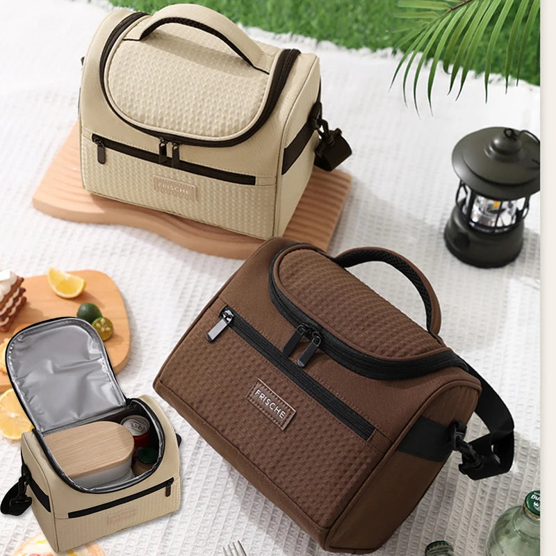 Insulated Lunch Bag Tote Cooler with Shoulder Strap | Portable Insulated Lunch Tote Babs