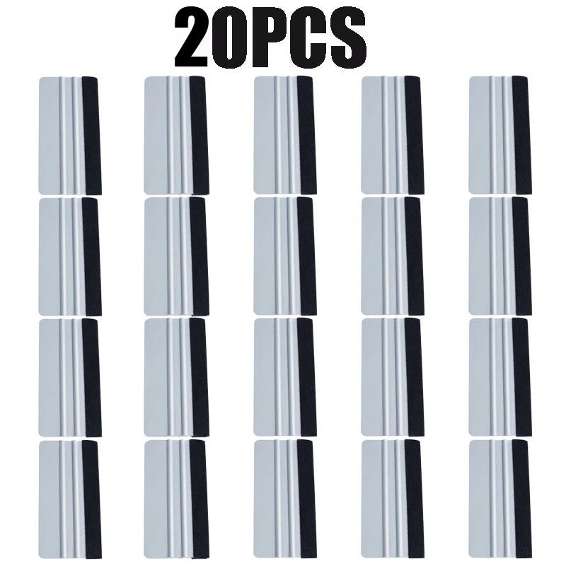 Vinyl Wrap Squeegee Scraper Kit – Scratch-Free Car Film Tool Vinyl Wrap Squeegee Babs Black velvet-20PCS