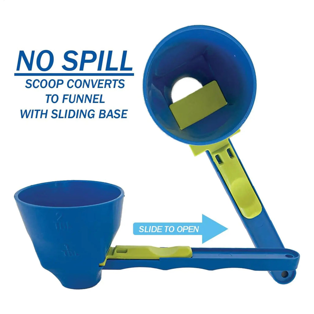 Long Handle Measuring Spoon Funnel – Powder Scoop for Bottles Measuring Spoon Funnel Babs