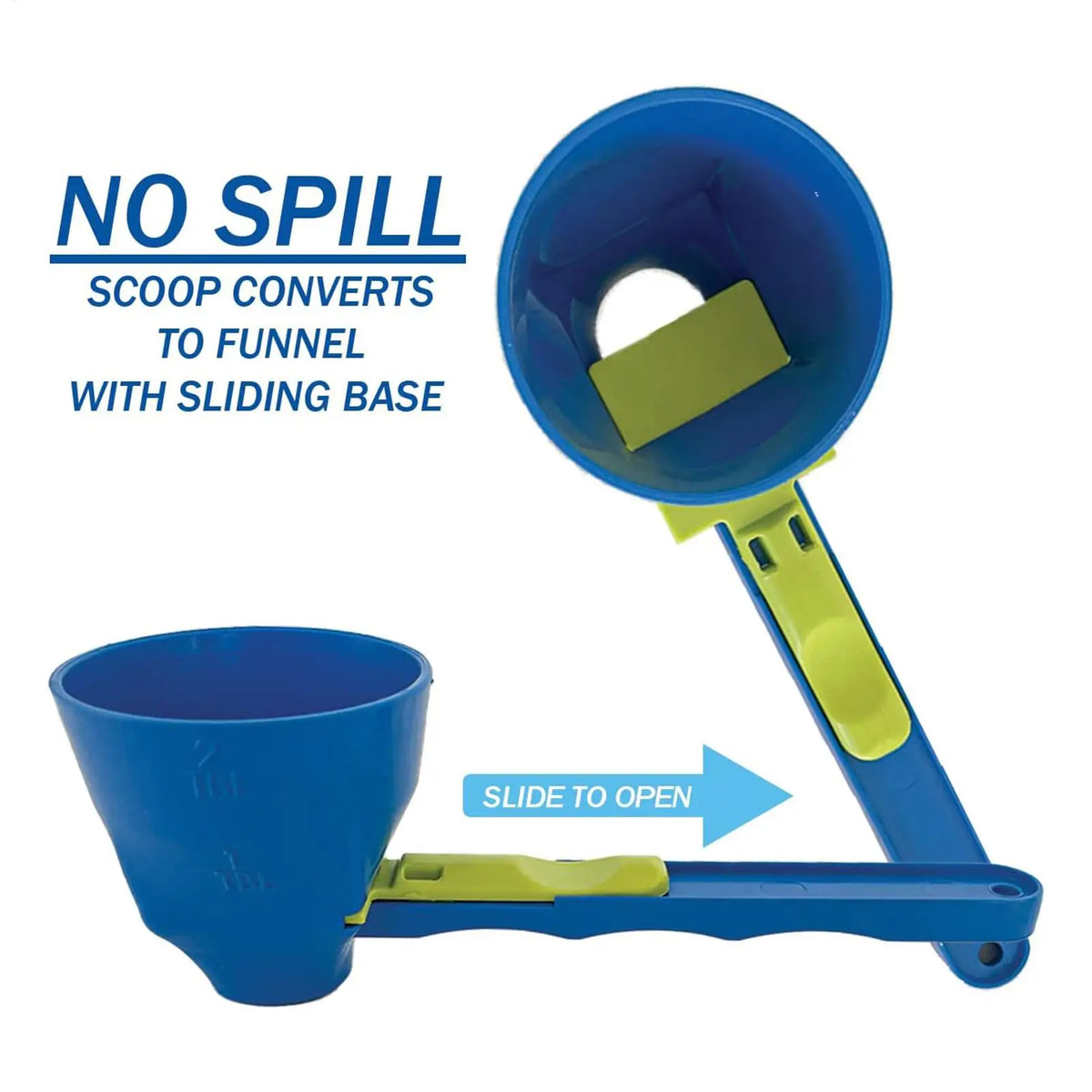Long Handle Measuring Spoon Funnel – Powder Scoop for Bottles Measuring Spoon Funnel Babs