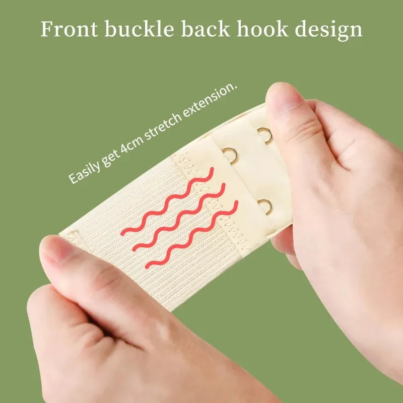 3-Pack Bra Extenders – 3-Row 2-Hook Elastic Soft Straps Bra Extender Set Babs