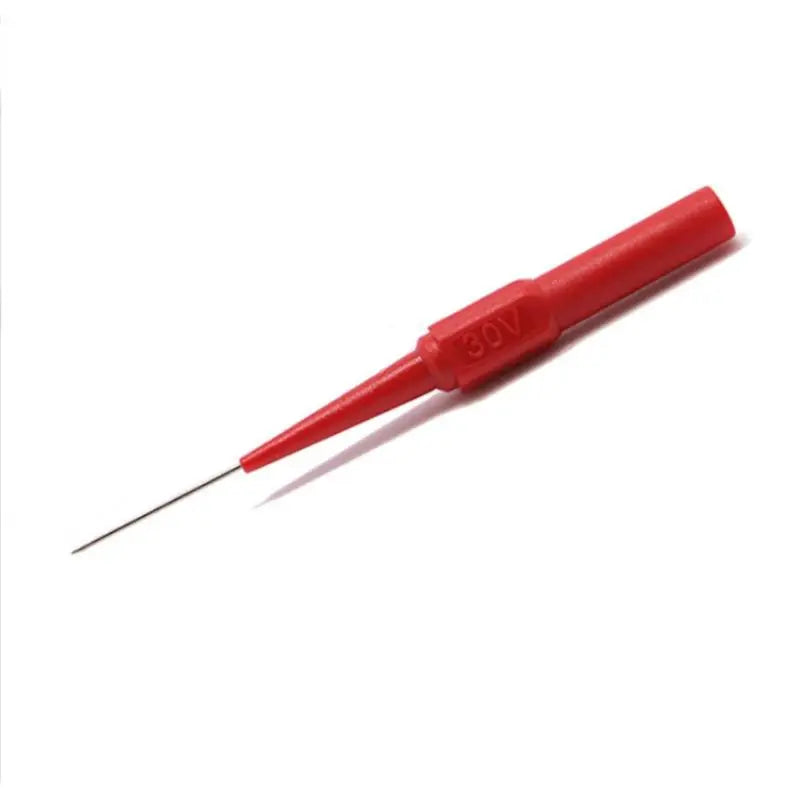 Insulation Piercing Needle Multimeter Test Probes | Banana Plug Multimeter Test Probes Babs red