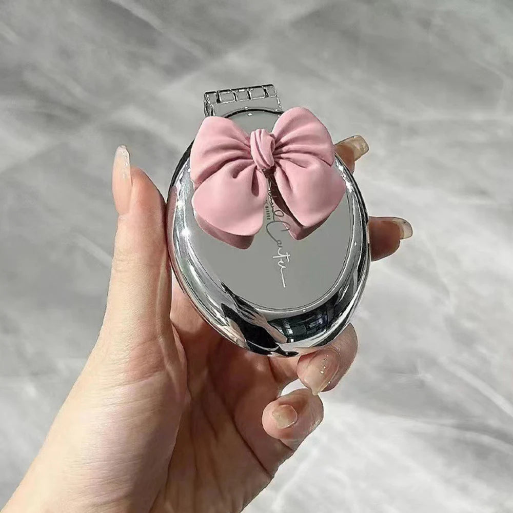 Folding Pocket Mirror & Hair Comb – Portable Travel Accessory Folding Mirror Comb Babs
