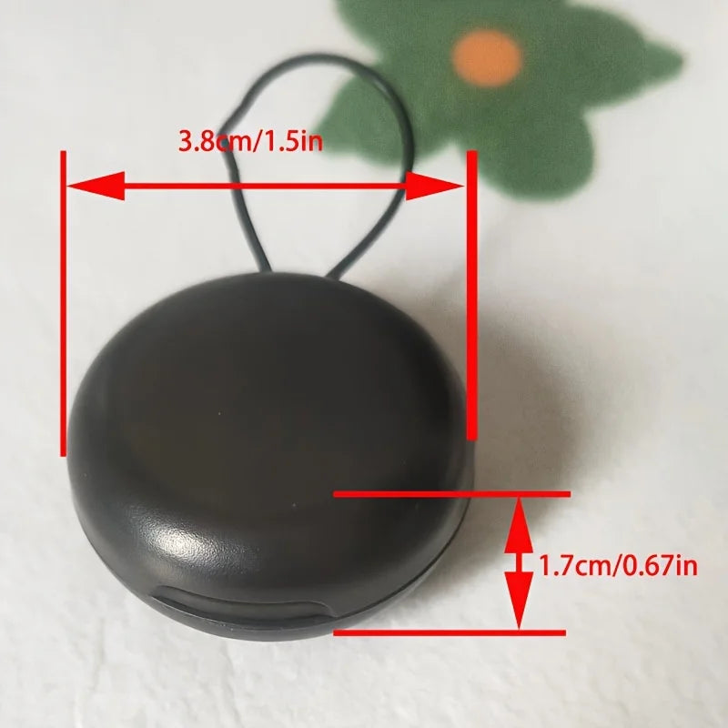 2pcs Mini Round Plastic Storage Box for Small Accessories Mini Storage Box Babs