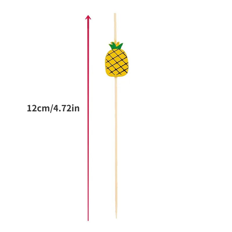 100 Pcs Decorative Bamboo Picks – Cocktail, Fruit & Party Decorative Bamboo Picks Babs