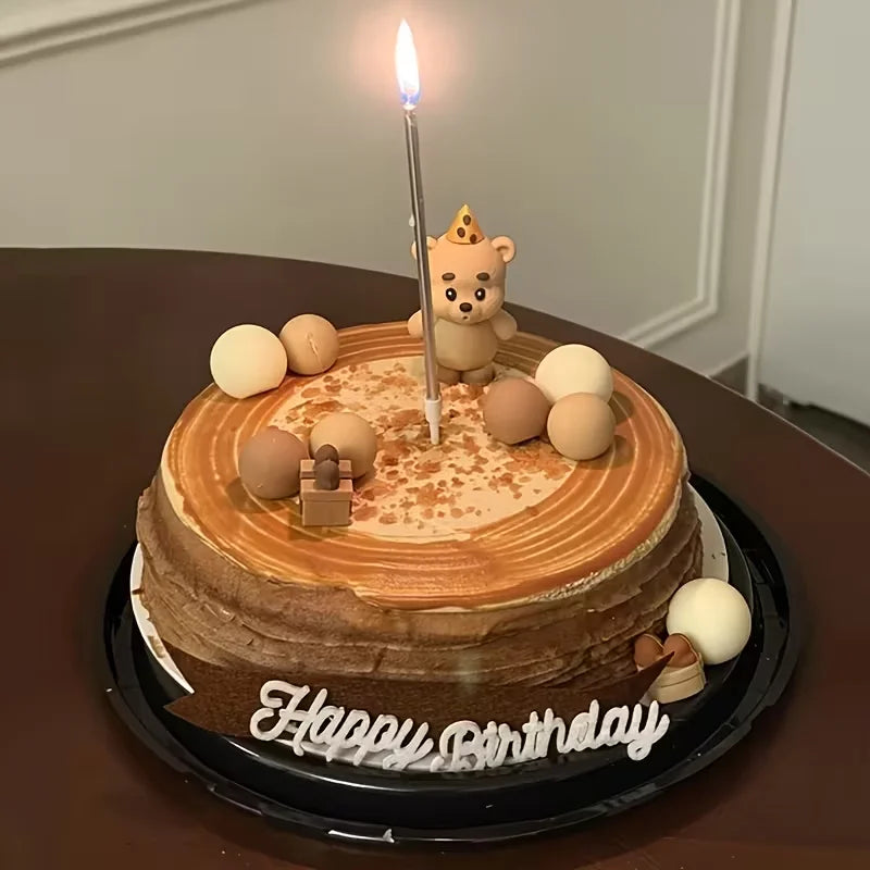 Teddy Bear Cake Topper – Kids Birthday & Baby Shower Decor Cake Topper Babs