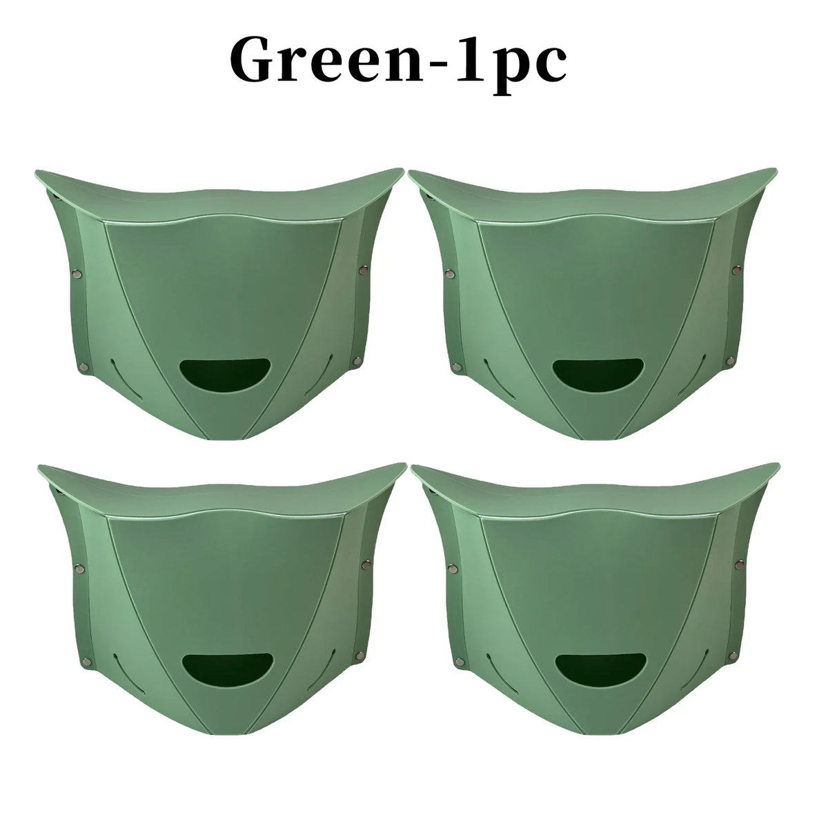 Ultralight Folding Camping Chair – Portable Picnic & Beach Stool Folding Camping Chair Babs Green 4PCS