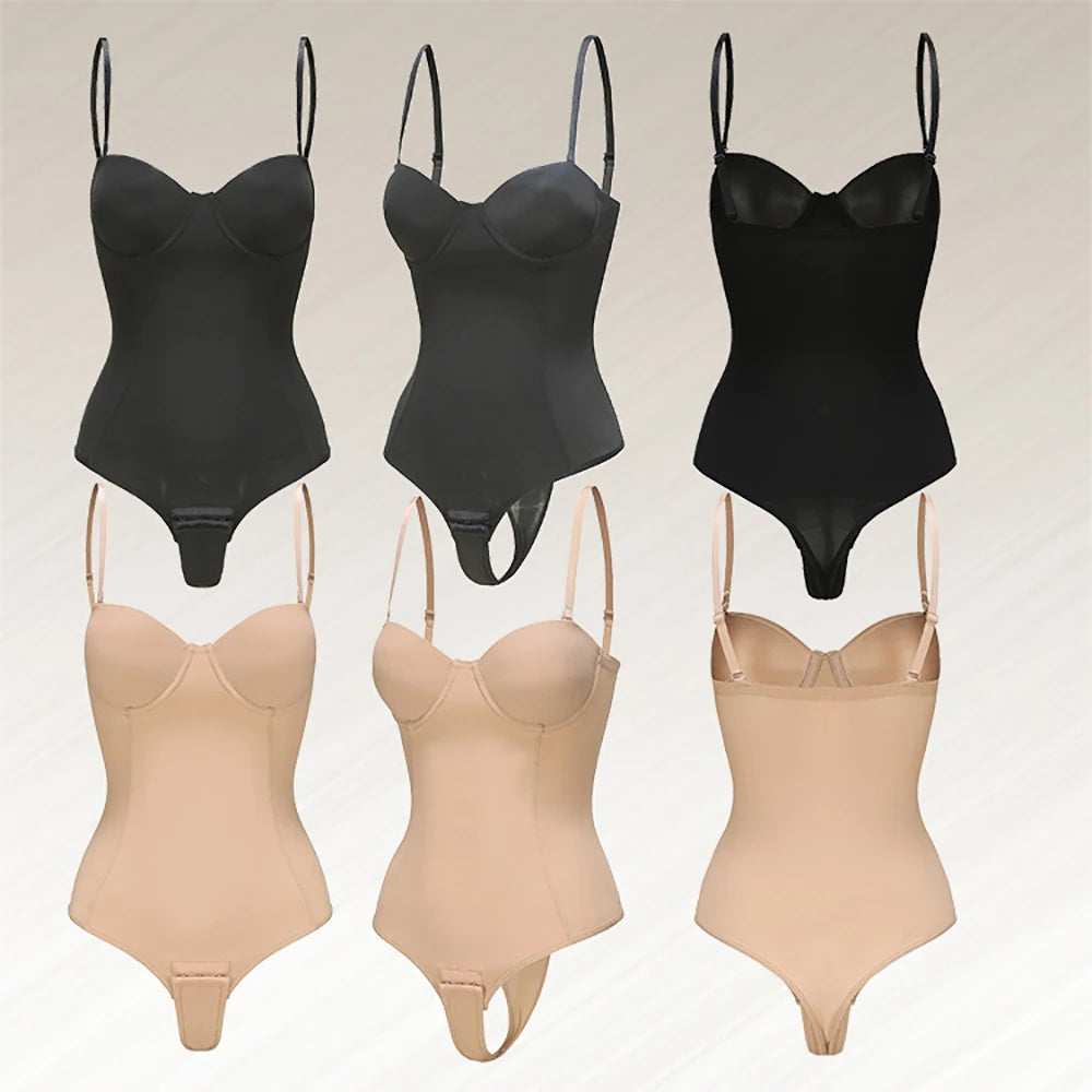 Women's Strapless Shapewear Bodysuit – Tummy Control Waist Trainer Shapewear Bodysuit Babs
