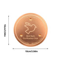 Copper Bird Bath Disk | Triple-Point Outdoor Water Bowl Bird Bath Dish Babs 1pcs