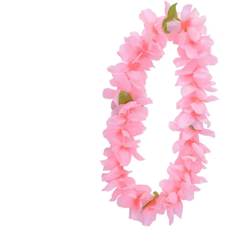 Hawaiian Artificial Flower Lei Necklace – Party & Wedding Garland Flower Lei Necklace Babs 1 (12)