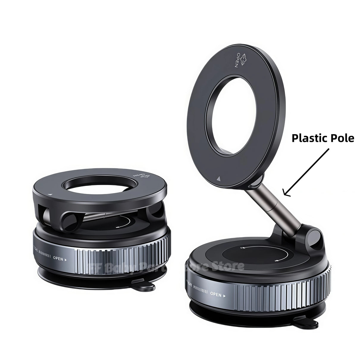360° Rotating Magnetic Car Phone Holder – Dashboard Mount Car Phone Mount Babs Black 1