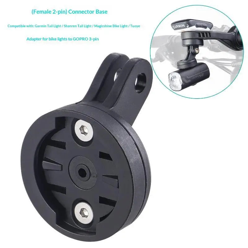 Bike Combo Mount Adapter – Quick Release Camera & Light Bracket Bike Mount Adapter Babs