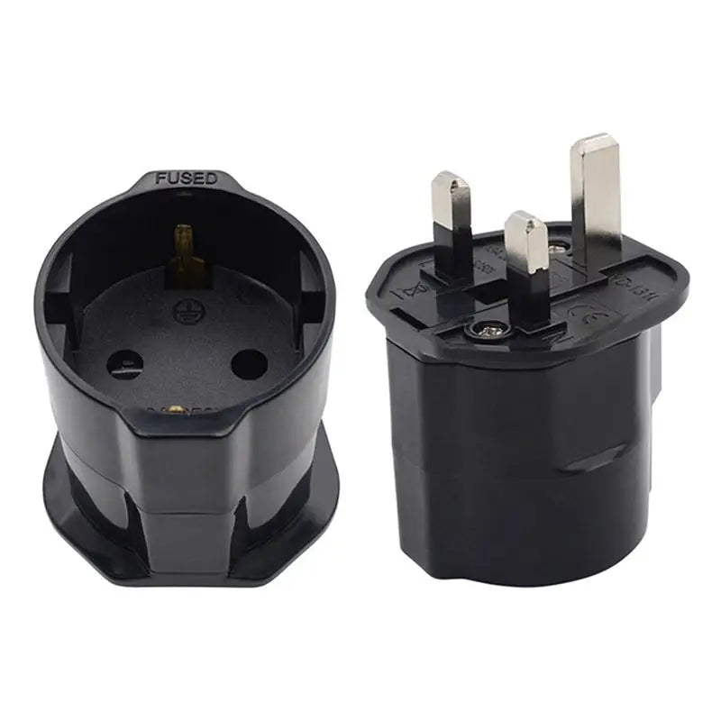 EU to UK Plug Adapter – 250V 13A Fused Travel Converter Travel Plug Adapter Babs A1