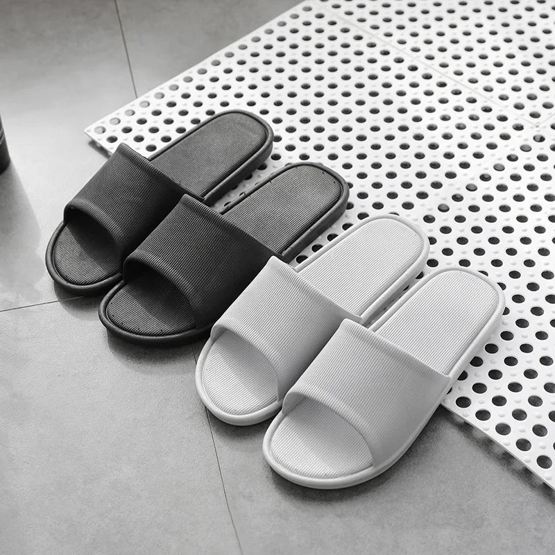 Couple Slippers Non-Slip Soft Sole Indoor Home Sandals Indoor Slippers Babs
