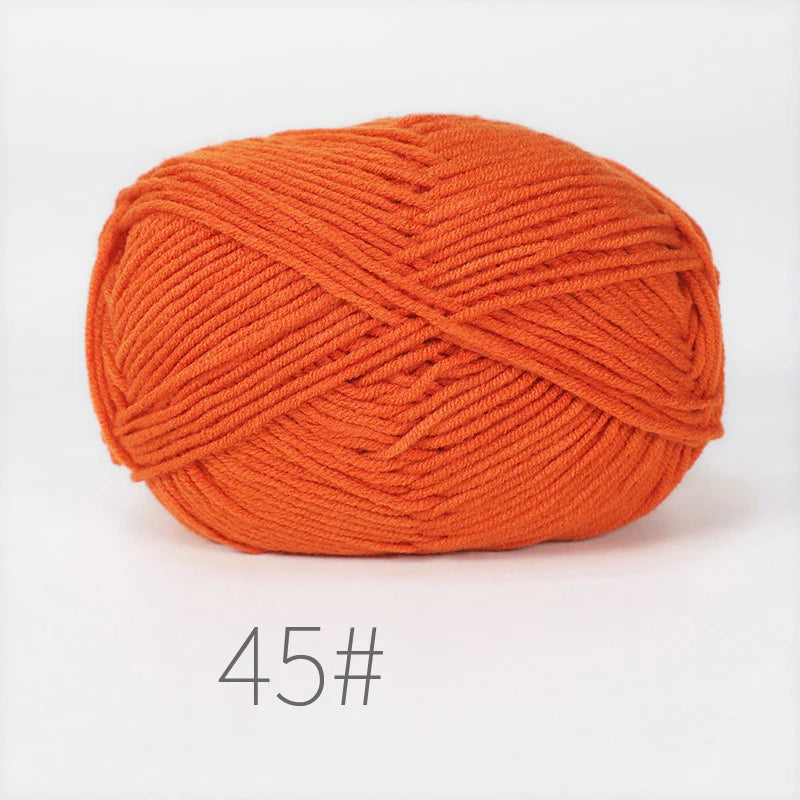 10 Balls 500g Soft Milk Cotton Yarn for Knitting & Crochet