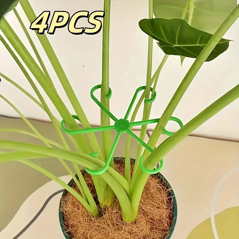 4-Piece Plant Stem Support Clips – Garden Branch Fixator Plant Support Clips Babs