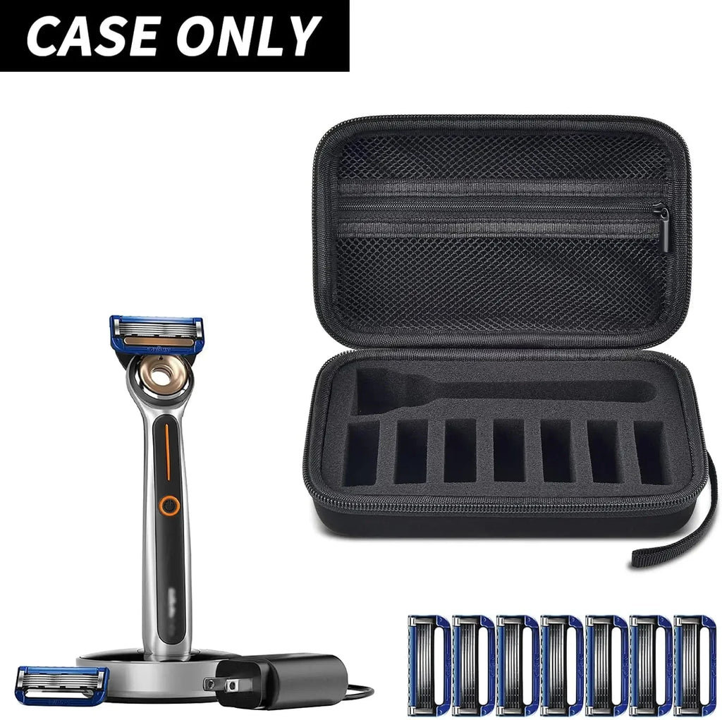 Paiyule Travel Case for Gillette Heated Razor & Blade Refills Razor Travel Case Babs
