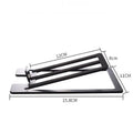 HUXUAN 2-Pack Desktop Speaker Stands – Aluminum Anti-Slip Speaker Stand Babs 1pcs