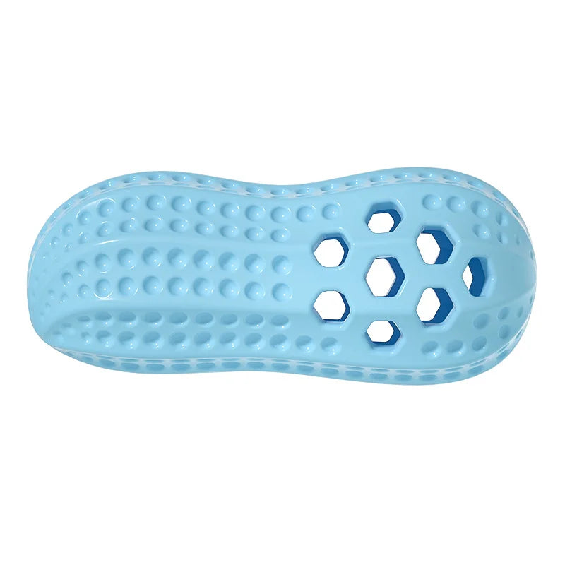 TPR Peanut Dog Chew Toy – Squeaky & Bite-Resistant Dog Chew Toy Babs B