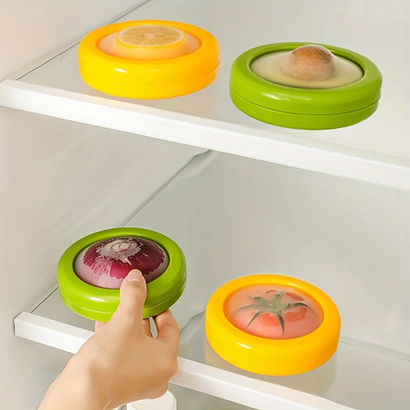 Reusable Fridge Crisper Container – Avocado, Onion & More Produce Storage Container Babs