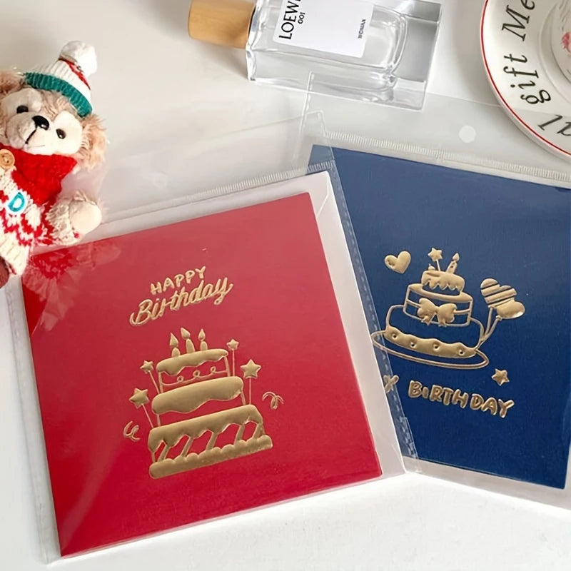 3D Pop-Up Birthday & Christmas Greeting Card with Envelope Pop-Up Greeting Card Babs