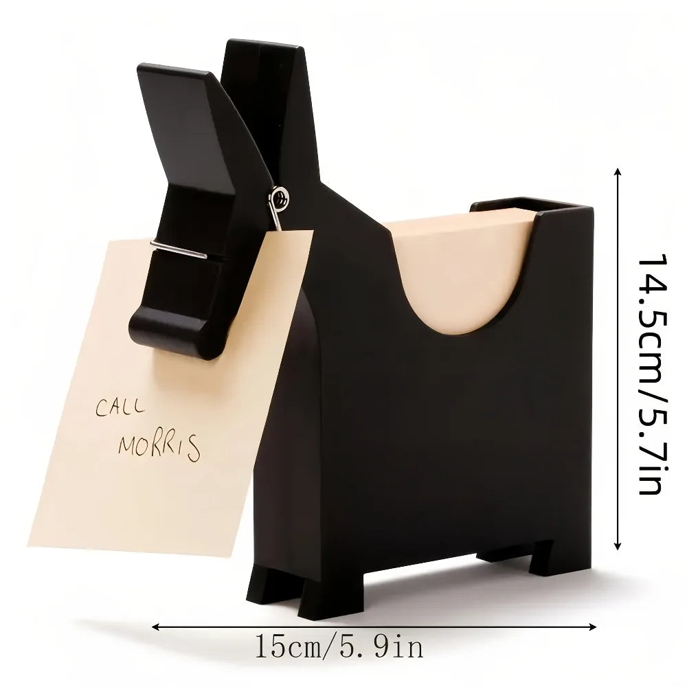 Cute Plastic Memo Holder & Desk Organizer – PVC Storage Box Desk Organizer Babs
