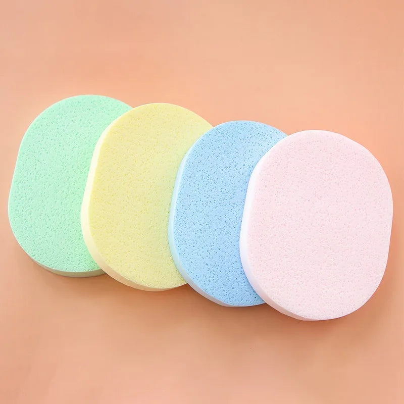 4-Pack Exfoliating Facial Cleansing Sponge Puff – Smooth Skin Facial Cleansing Sponge Babs