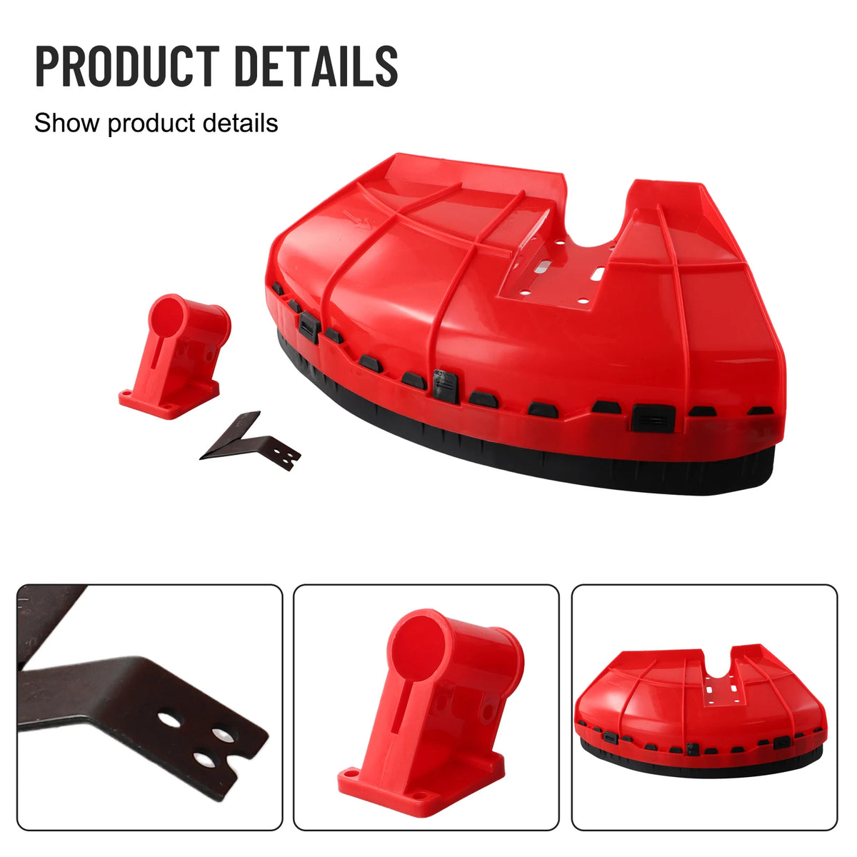 4-in-1 Brush Cutter Guard Shield & Clamp Plate – Lawn Mower Brush Cutter Guard Babs