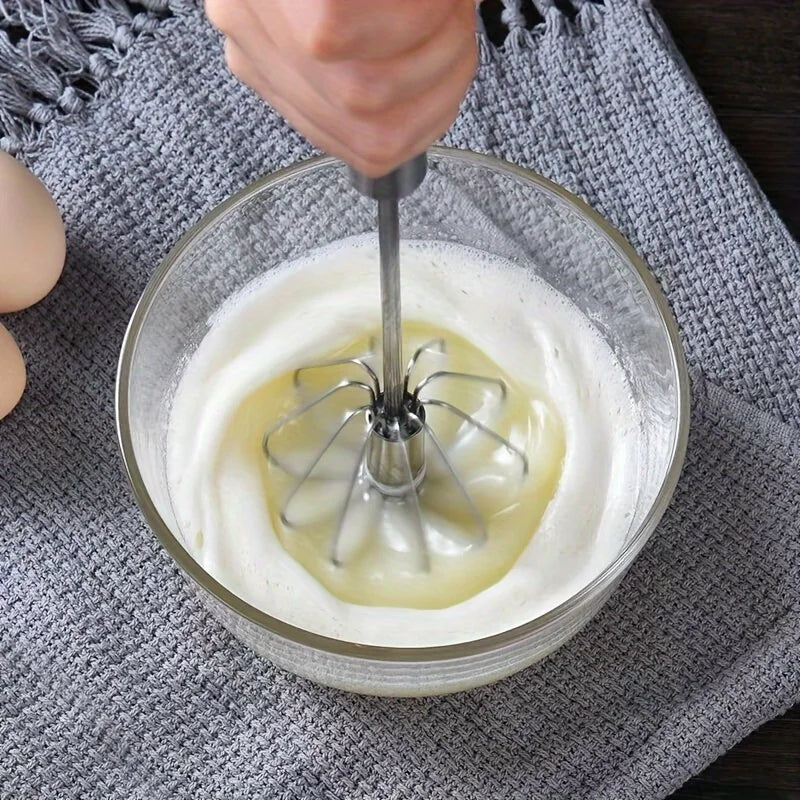 Stainless Steel Dough Whisk & Hand Blending Stick | Baking Kitchen Whisk Babs