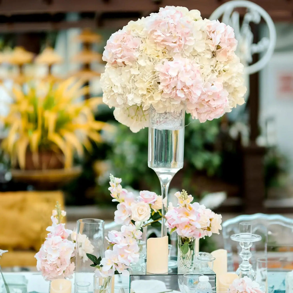 Silk Hydrangea Artificial Flowers – Wedding & Home Décor Artificial Silk Flowers Babs