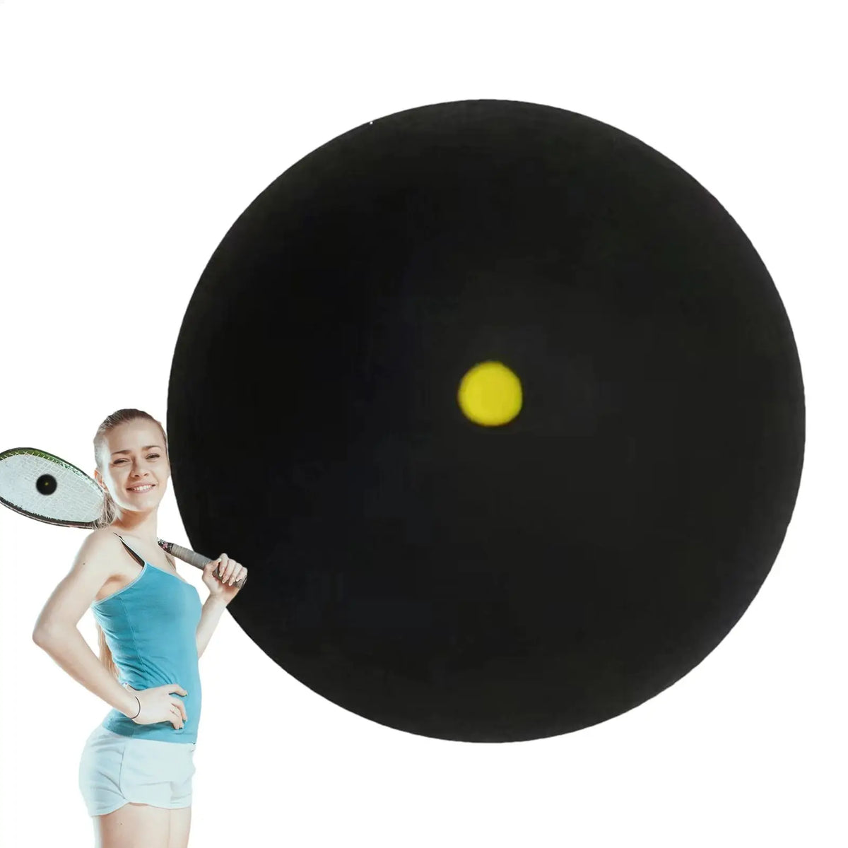 Natural Rubber Squash Balls – Red & Yellow Dot Training Squash Training Ball Babs