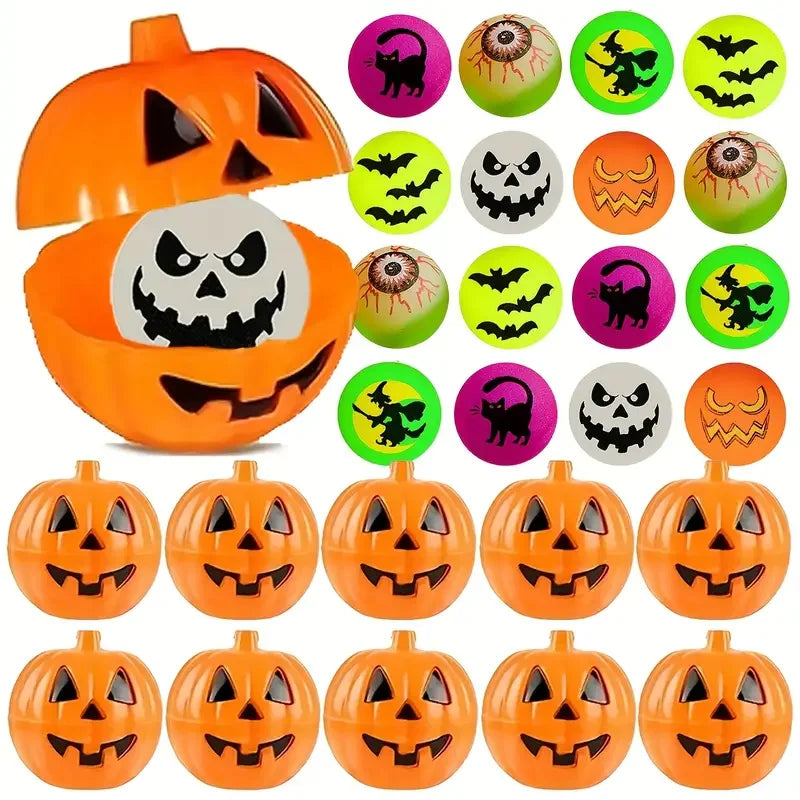 Halloween Glow in the Dark Bouncy Balls – 20/40 Pc Party Favors Halloween Party Favors Babs