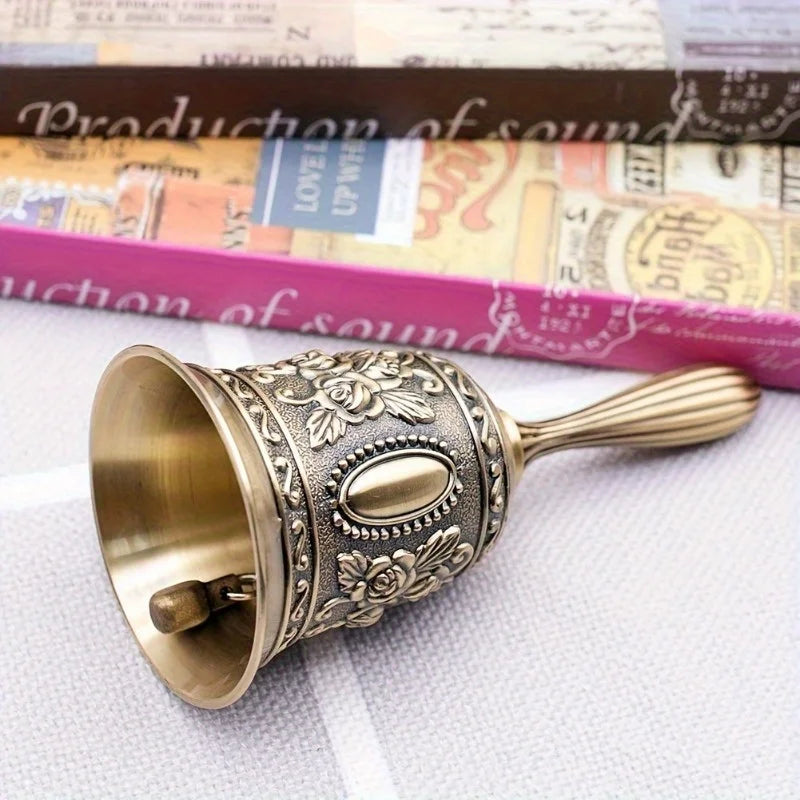 Brass Hand Bell – Wedding & Eid Celebration Call Bell Decorative Hand Bell Babs