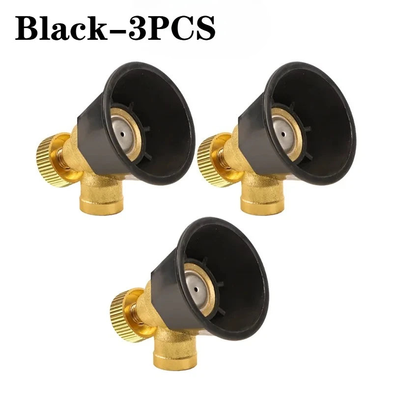 Cyclone High-Pressure Adjustable Spray Nozzle – 1–20 PCS Spray Nozzle Babs Black-3PCS
