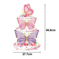 Butterfly Cupcake Tower Stand, Wrappers & Cake Toppers Set Party Decoration Set Babs 3 Tier cake stand