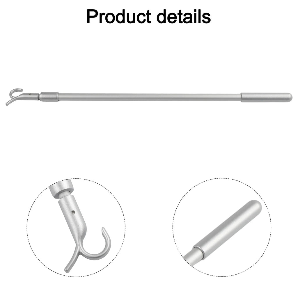 Telescopic Curtain Pull Rod 33–60cm | Aluminum Draw Pole Curtain Draw Pole Babs