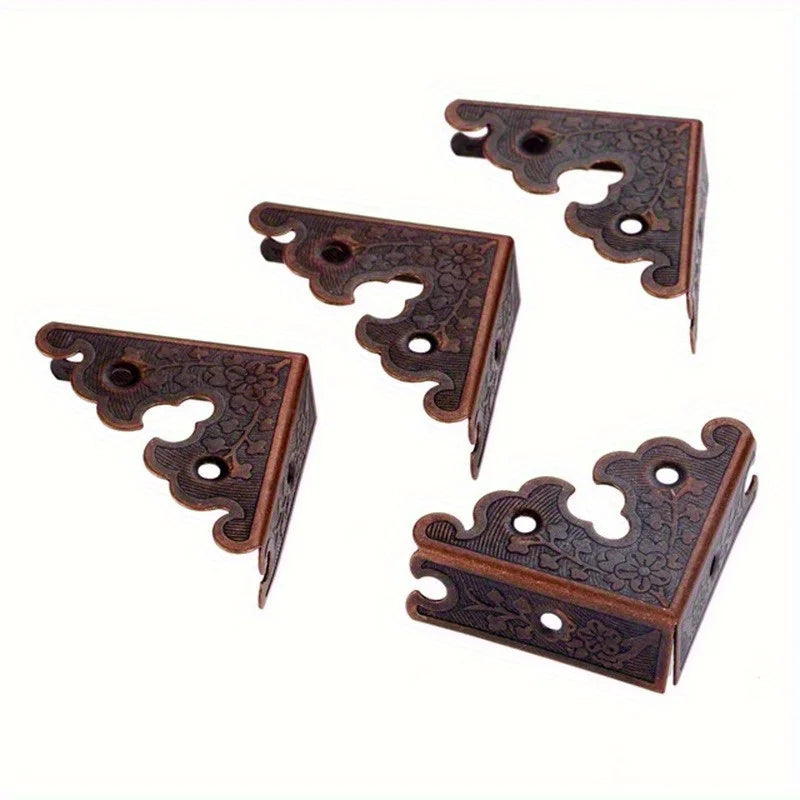 34mm Iron Corner Guards for Wooden & Gift Boxes – 4-Sided Box Corner Protectors Babs