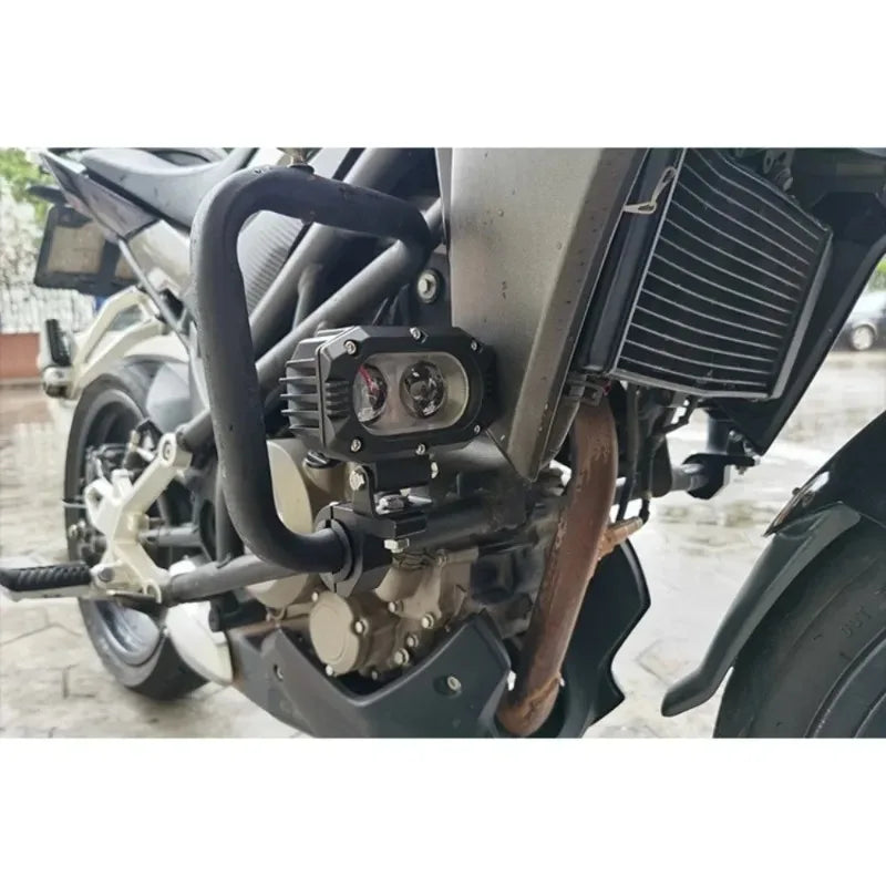 Motorcycle Headlight Mount Bracket – Adjustable 22-32mm Alloy Headlight Mount Bracket Babs
