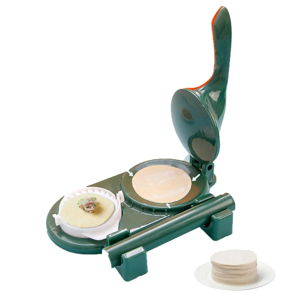 3-in-1 Dumpling Maker Kit – Wrapper Mold & Rolling Pin Dumpling Maker Kit Babs