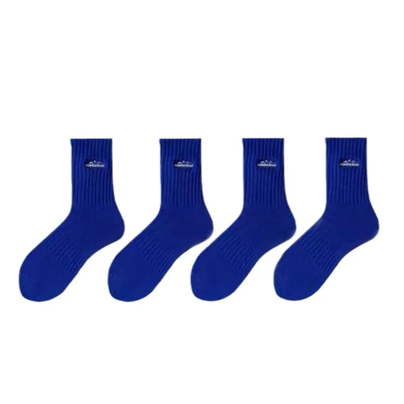 Men's Thick Odor-Resistant Mid-Tube Sports Socks – 5 Pairs Men's Sports Socks Babs