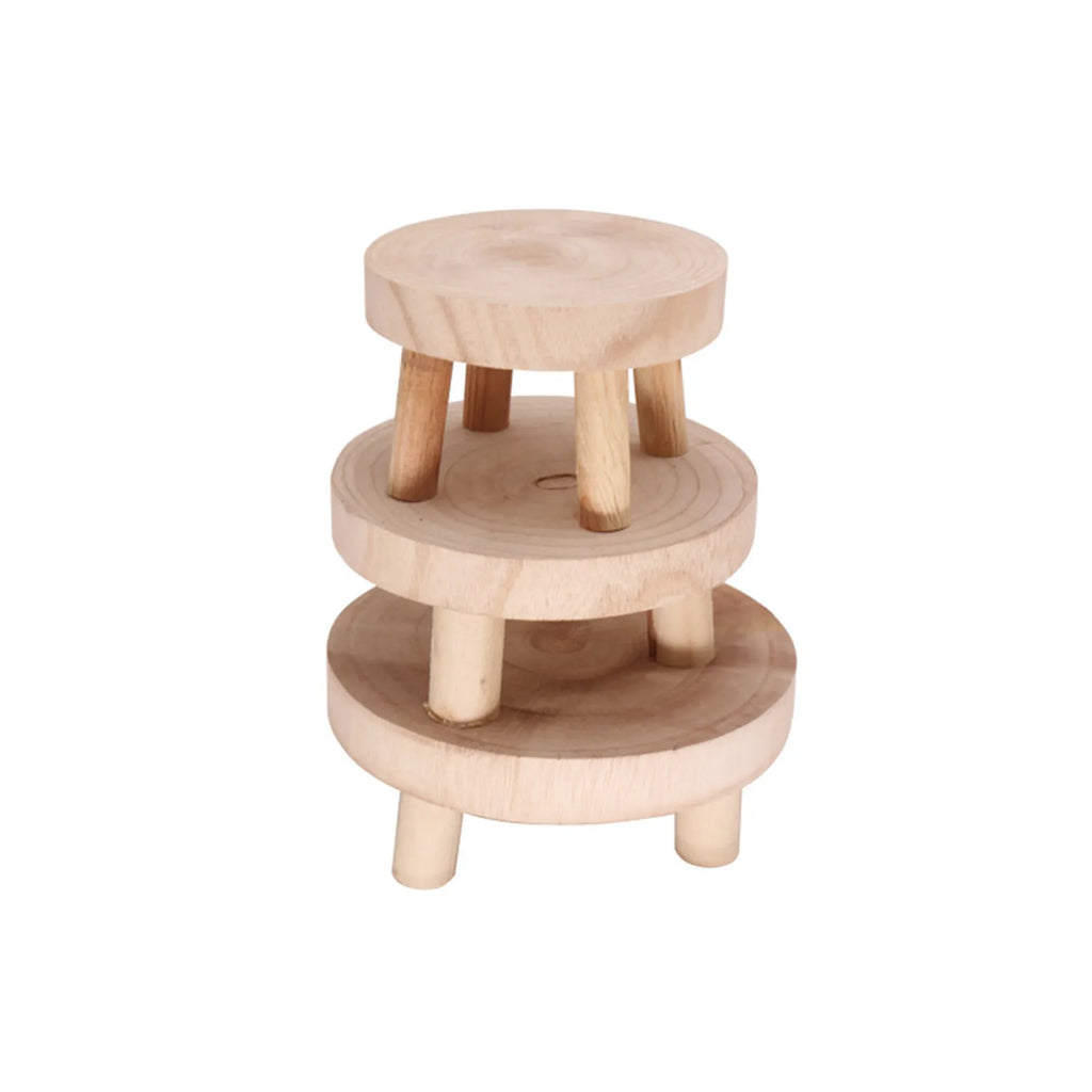 Wooden Plant Stand Holder – Succulent & Flower Pot Display Plant Pot Stand Babs