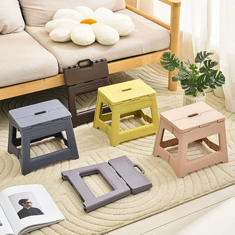 Portable Folding Camping Stool – Lightweight Compact Foot Stool Folding Camping Stool Babs