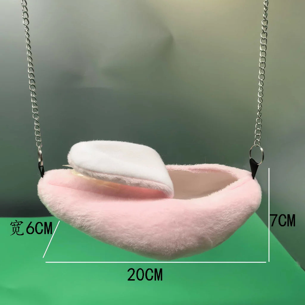 Banana Shape Hamster Cotton Nest Hammock & Bunk Bed Small Pet Hammock Nest Babs