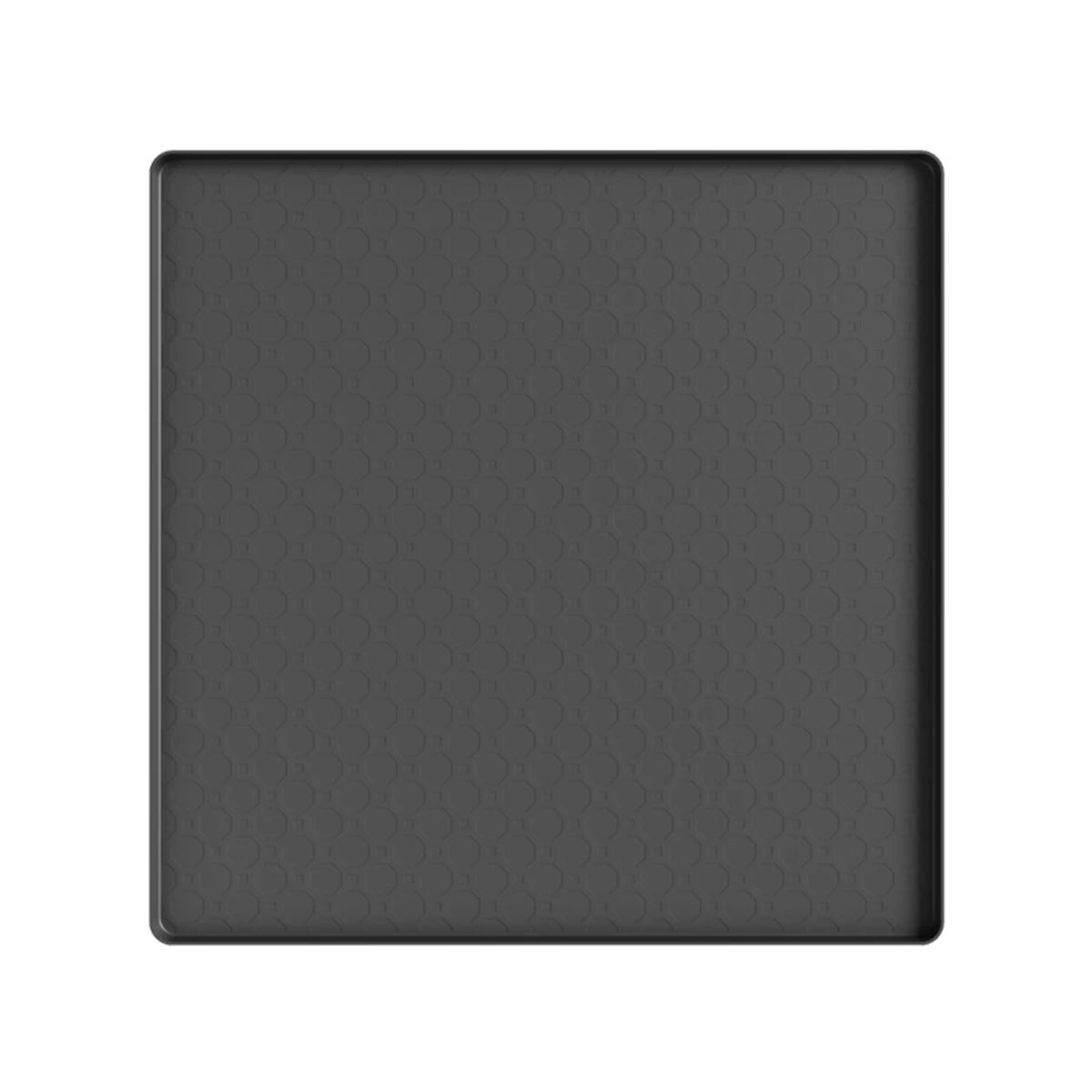 LEENKEA Silicone Appliance Mat 50x50cm – Non-Slip Drip Pan Silicone Appliance Mat Babs Black A