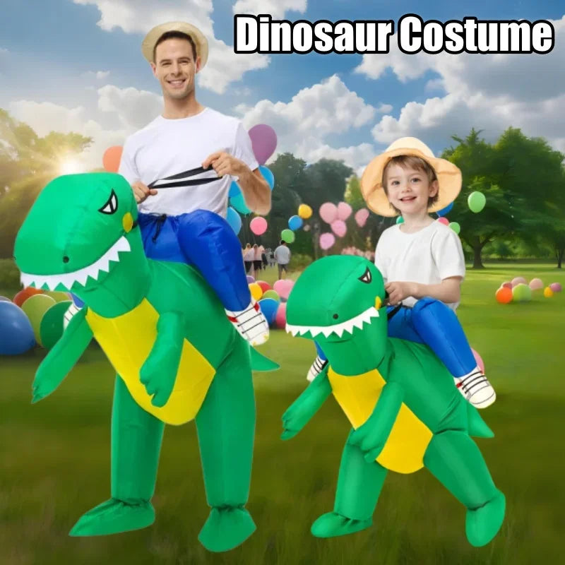 Inflatable T-Rex Dinosaur Costume for Kids & Adults | Halloween Inflatable Costume Babs