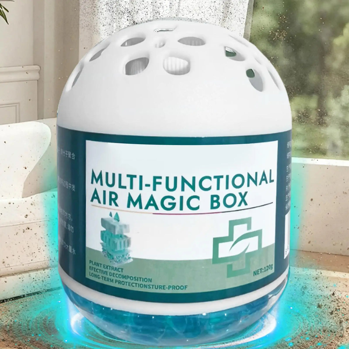 120g Indoor Air Purifier Box – Silent Dust & Odor Control Air Purifier Box Babs