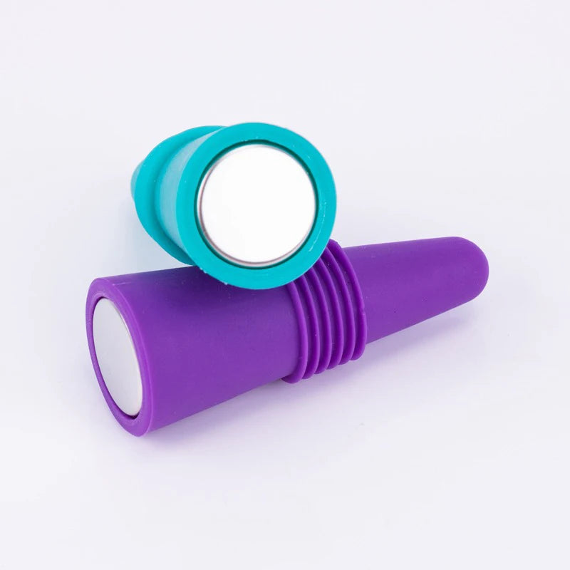 Reusable Silicone Vacuum Wine & Champagne Bottle Stopper Wine Bottle Stopper Babs